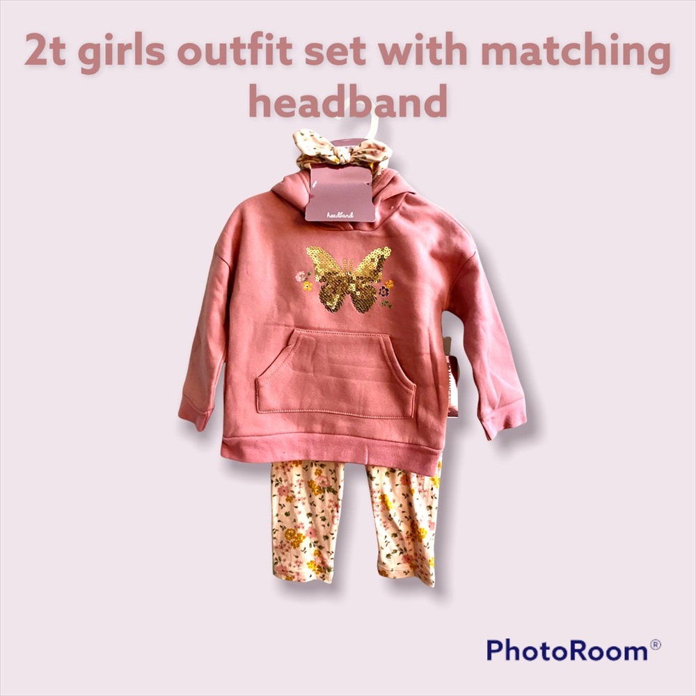 Matching NEW 2T girl set NANETTE LAPORE matching headband